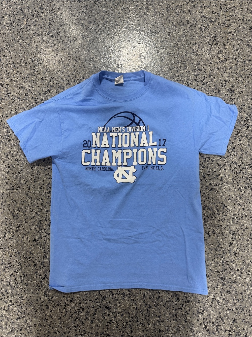 Gildan Carolina Blue "National Champions" Graphic Tee